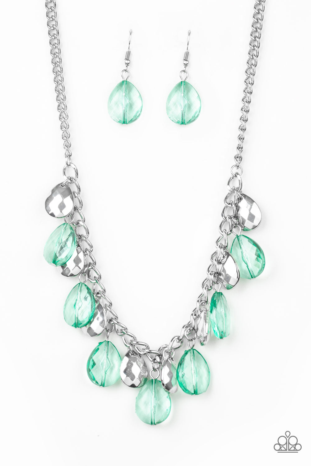 No Tears Left to Cry Paparazzi Accessories Necklace with Earrings