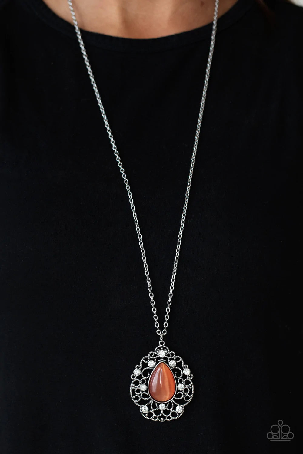 Bewitched Beam Paparazzi Accessories Necklace with earrings