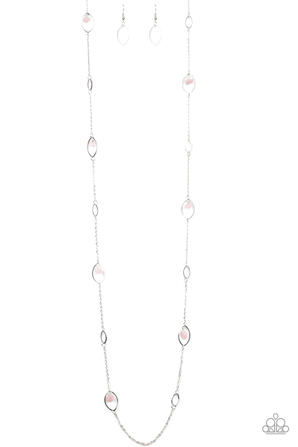Rocky Razzle Paparazzi Accessories Necklace with Earrings