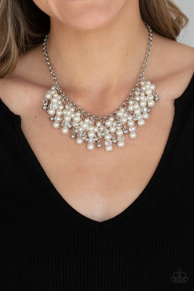Champagne Dreams Paparazzi Accessories Necklace with Earrings