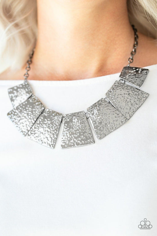 Here Comes The Huntress Paparazzi Accessories Necklaces with Earrings