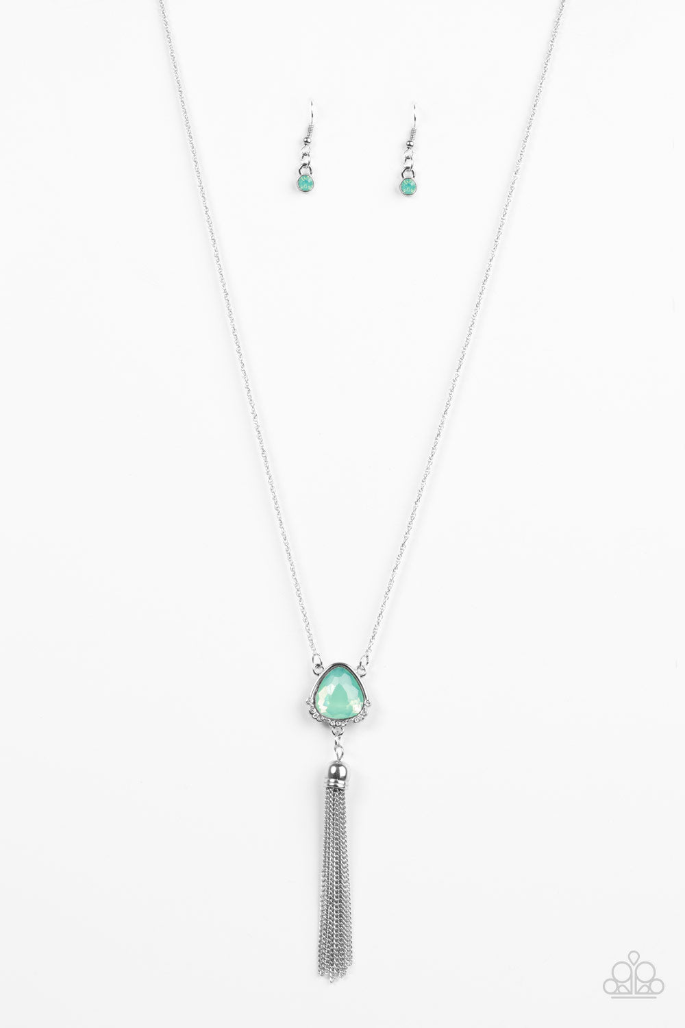The Glow Show Paparazzi Accessories  Necklace with Earrings