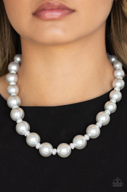 Uptown Heiress Paparazzi Accessories Necklace with Earrings