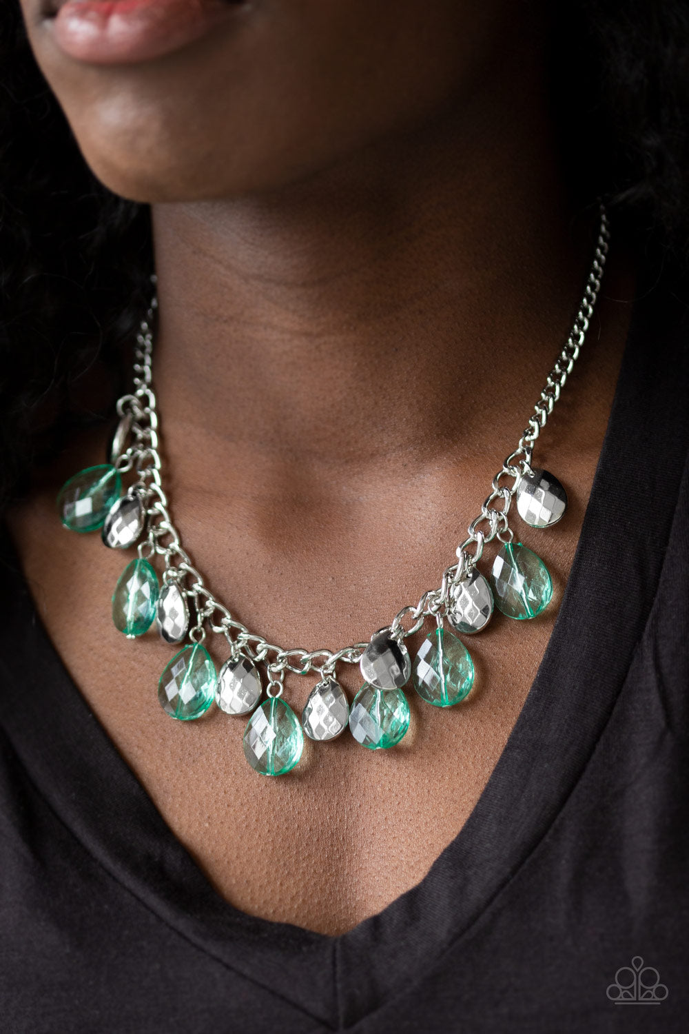 No Tears Left to Cry Paparazzi Accessories Necklace with Earrings