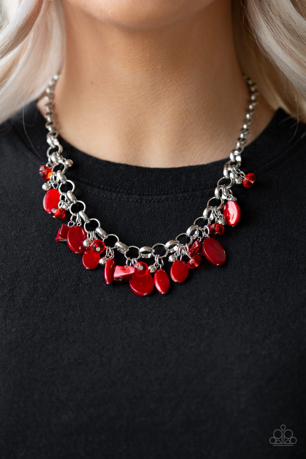 I want to Sea the World Paparazzi Accessories Necklace with Earrings