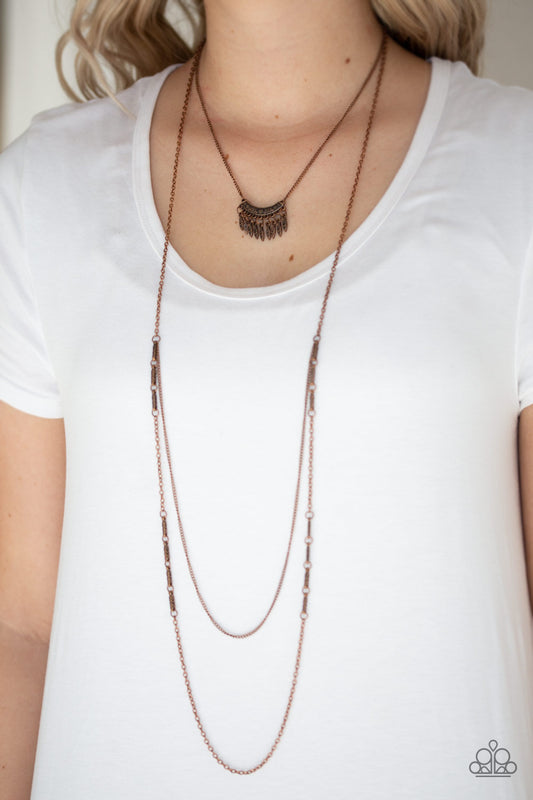 Homestead Harvest Paparazzi Accessories Necklace with Earrings - Copper