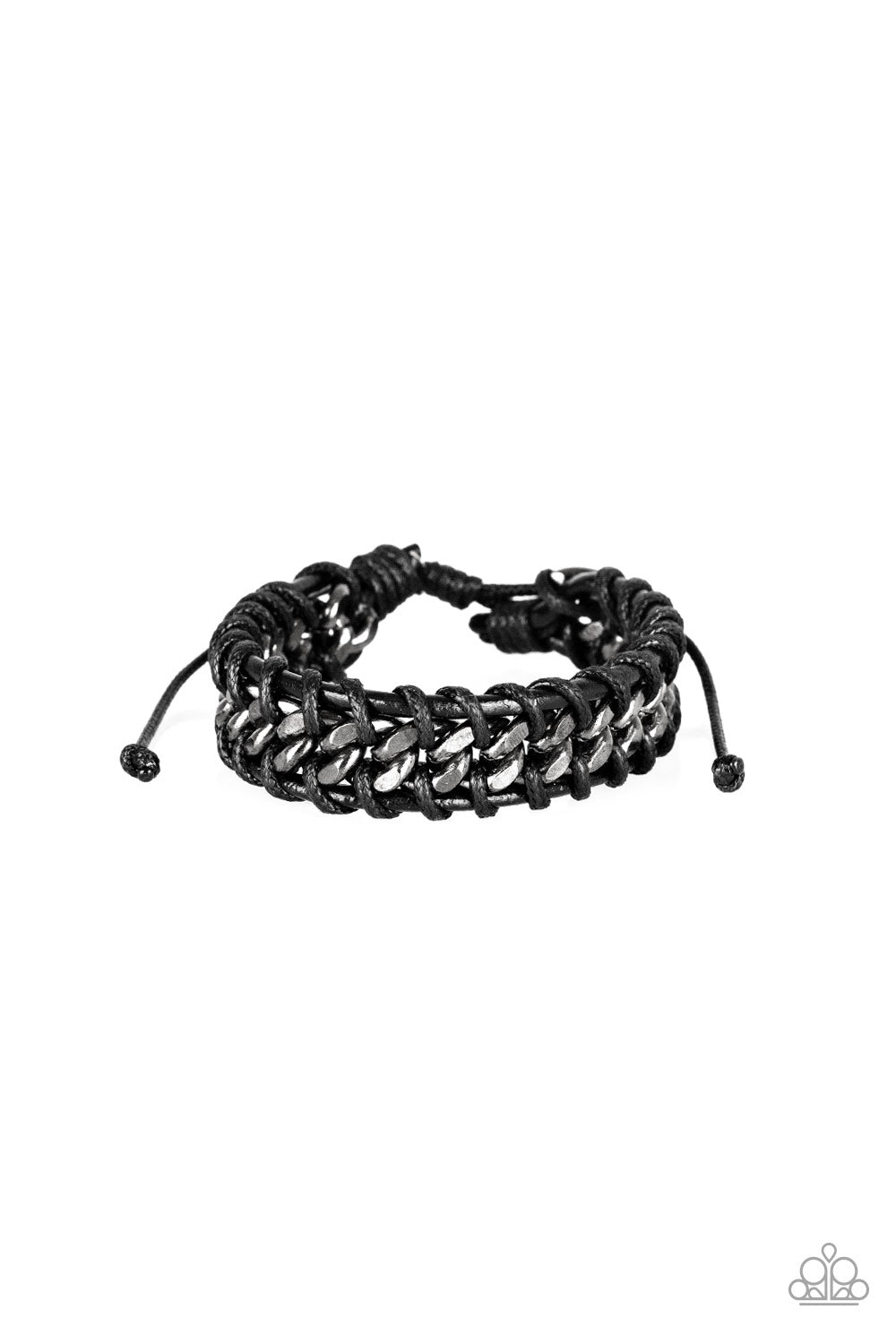 Racer Edge Paparazzi Accessories Bracelet Black