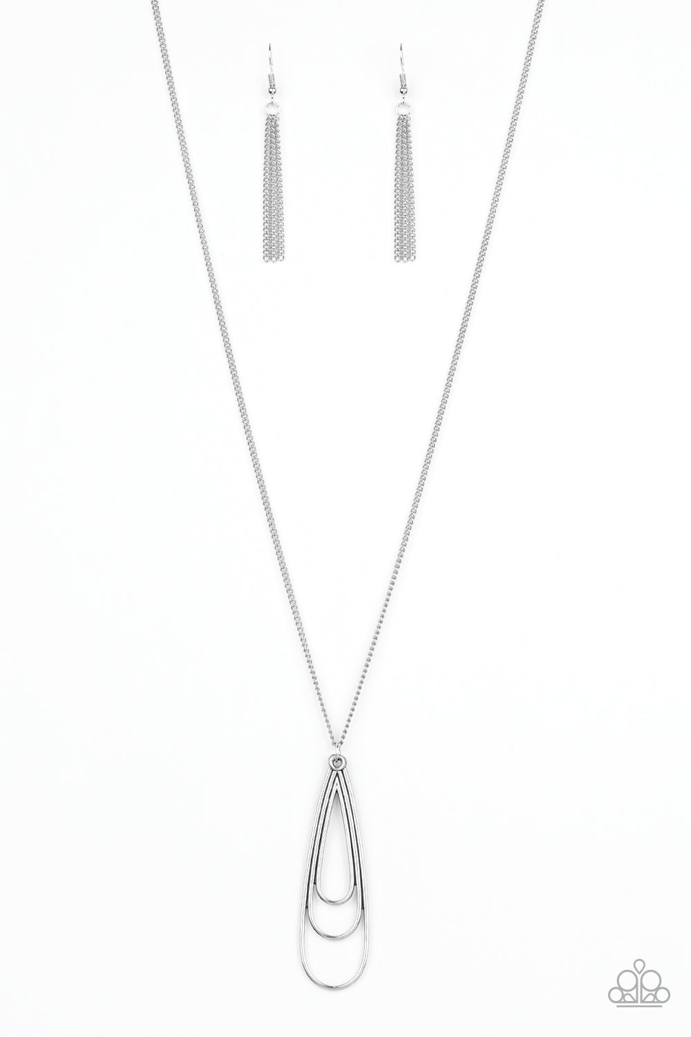 The Big Three Paparazzi Accessories Necklace with Earrings