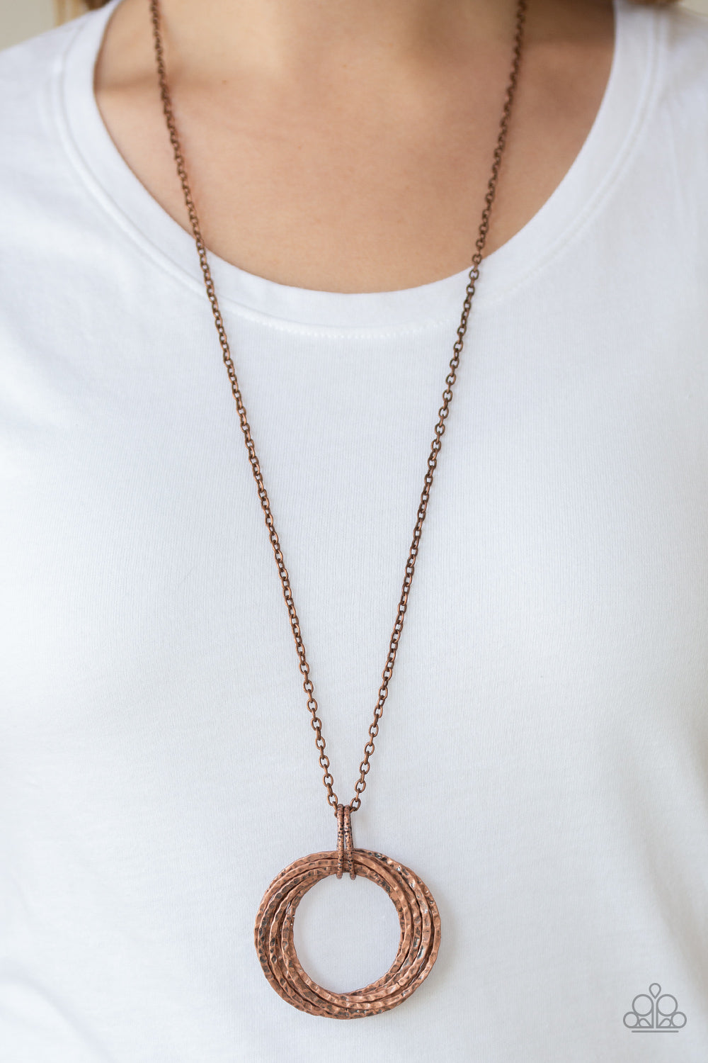 Metal Marathon Paparazzi Accessories Necklace with Earrings