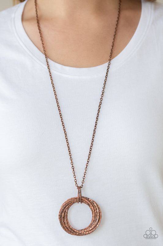 Metal Marathon Paparazzi Accessories Necklace with Earrings