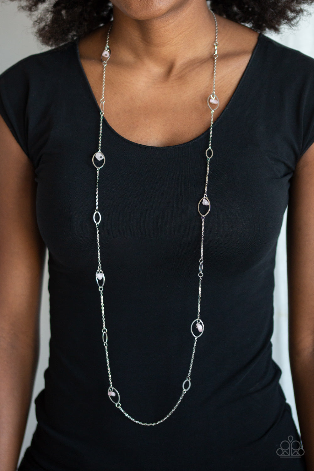 Rocky Razzle Paparazzi Accessories Necklace with Earrings