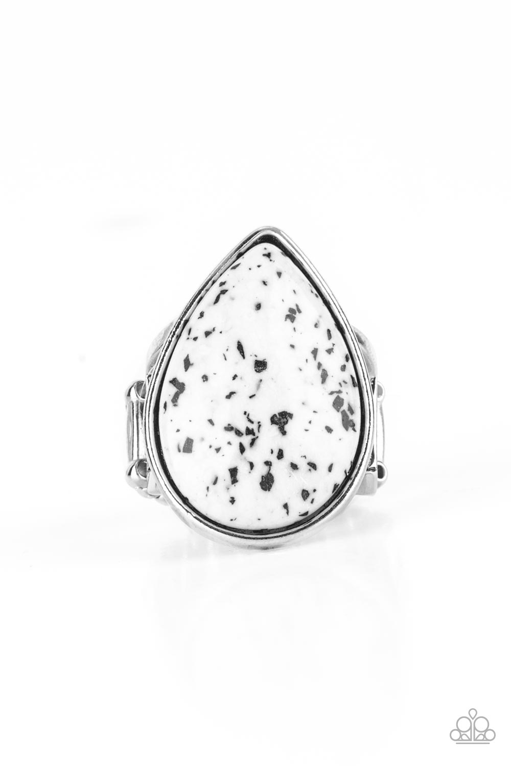 Stormy Sunrise Paparazzi Accessories Ring White