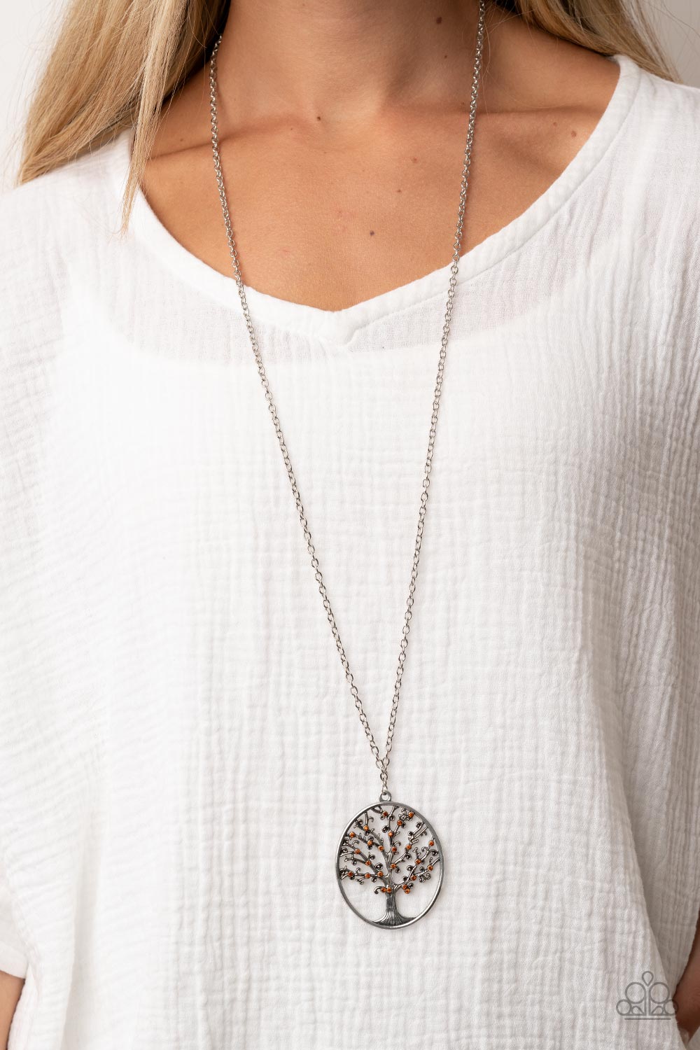Autumn Abundance Paparazzi Accessories Necklace with Earrings
