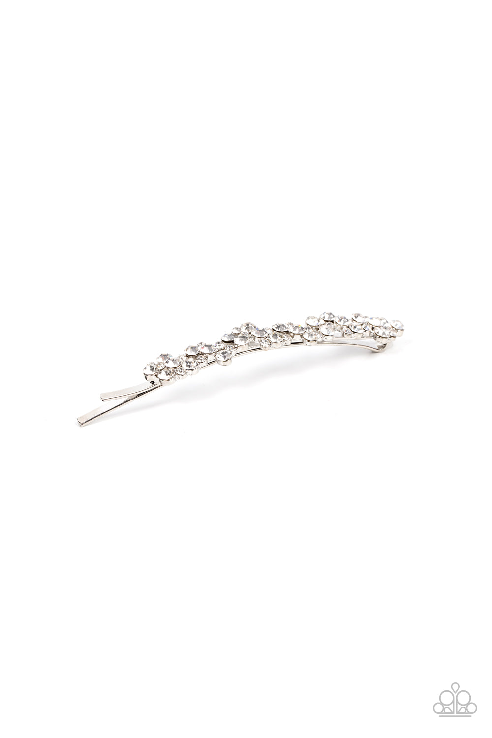 Starry Sprinkles Paparazzi Accessories Hair Clip White