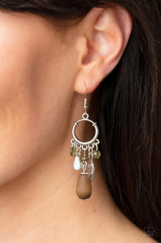 Bountiful Blessings Paparazzi Accessories Earrings Green