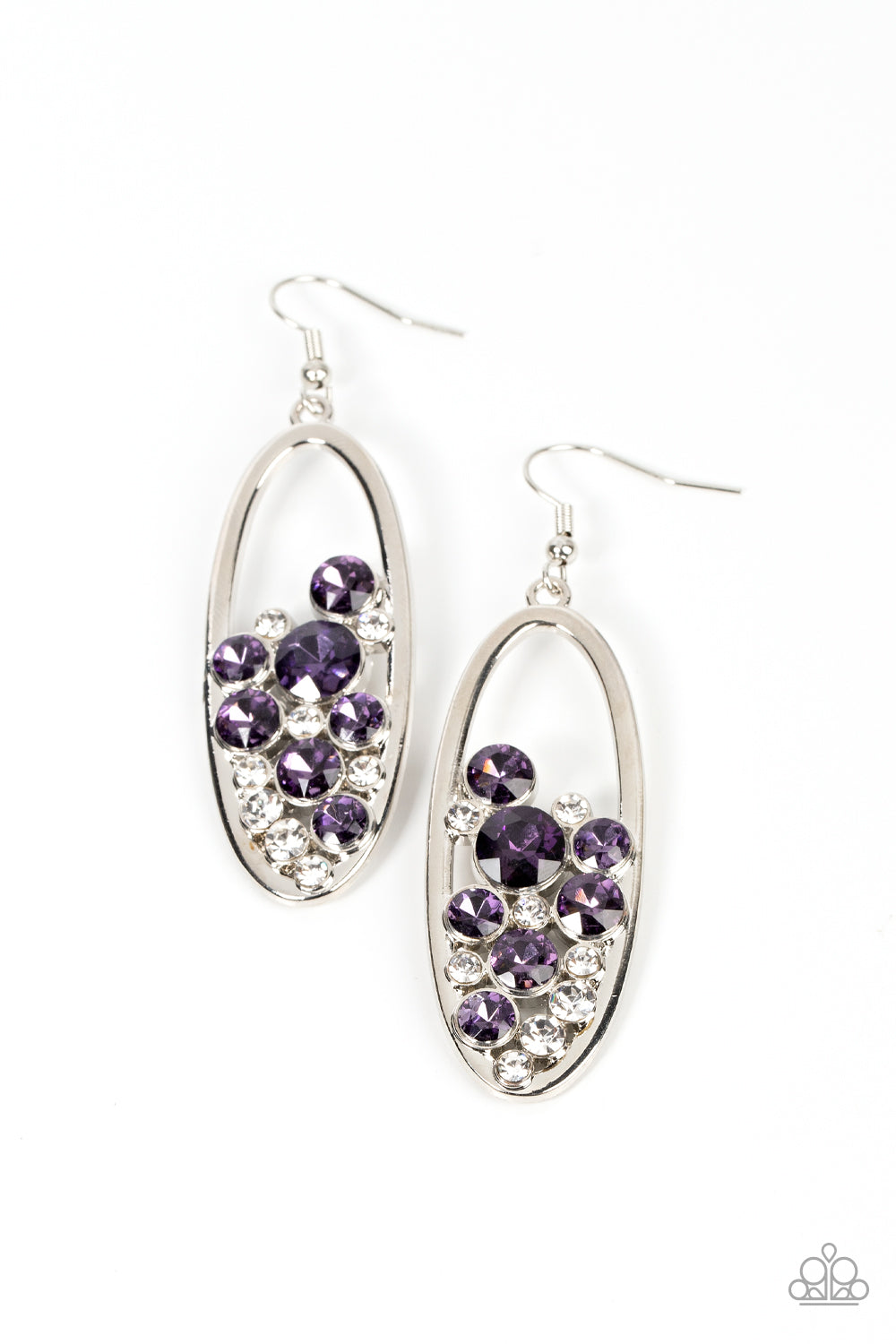 Prismatic Poker Face Paparazzi Accessories Earrings