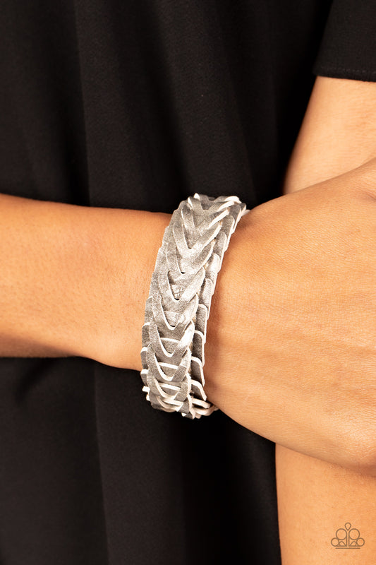 Western Nomad Paparazzi Accessories Bracelet - Silver
