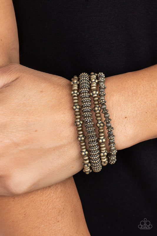 Country Charmer Paparazzi Accessories Bracelet  Brass