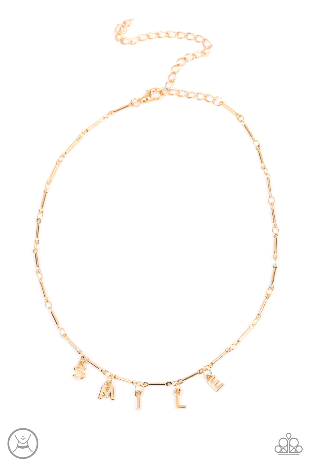Say My Name Paparazzi Accessories Choker with Earrings Gold