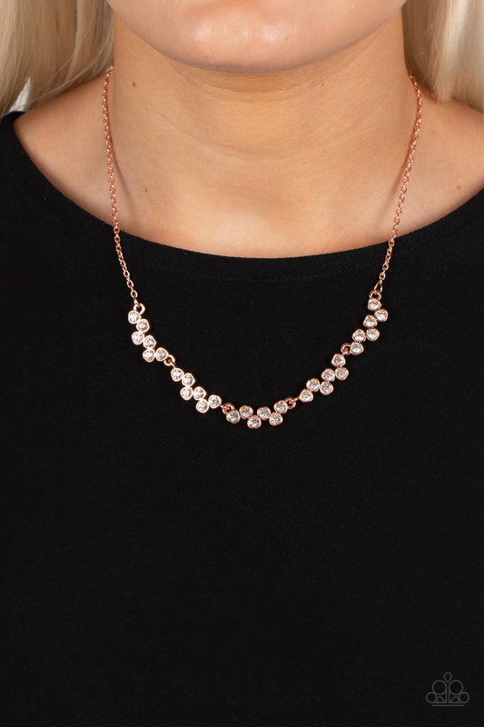 SELFIE-Love Paparazzi Accessories Necklace with Earrings Copper