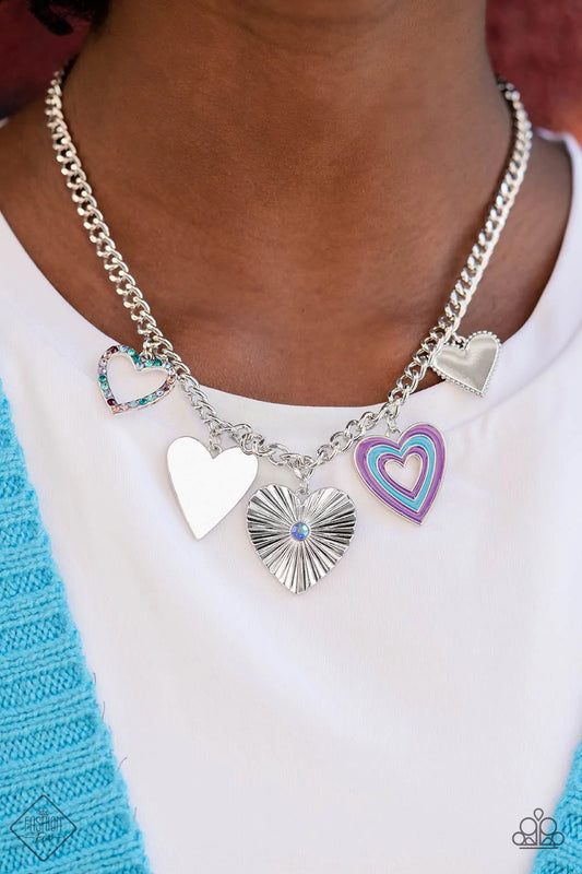 Retro Rhapsody Paparazzi Accessories Necklace with Earrings