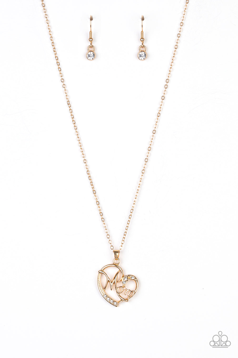 Mom Moment Paparazzi Accessories Necklace with Earrings