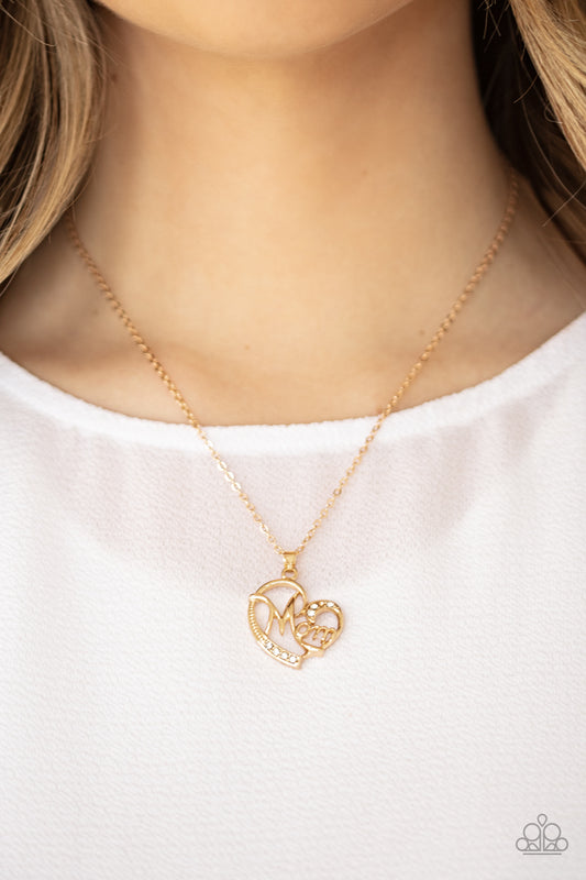 Mom Moment Paparazzi Accessories Necklace with Earrings