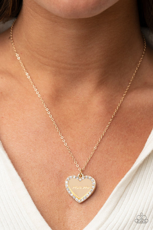The Real Boss Paparazzi Accessories Necklace with Earrings