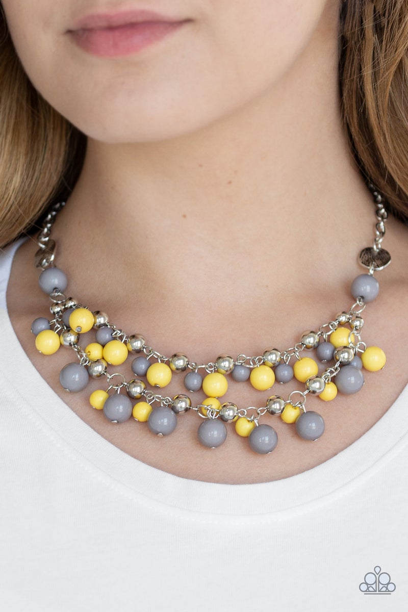 Seaside Soiree Paparazzi Accessories Necklace with Earrings