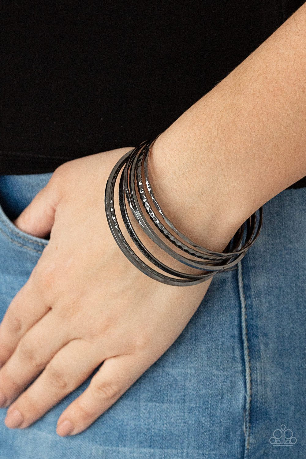 Back to Back Stacks Paparazzi Accessories Bangle Bracelet