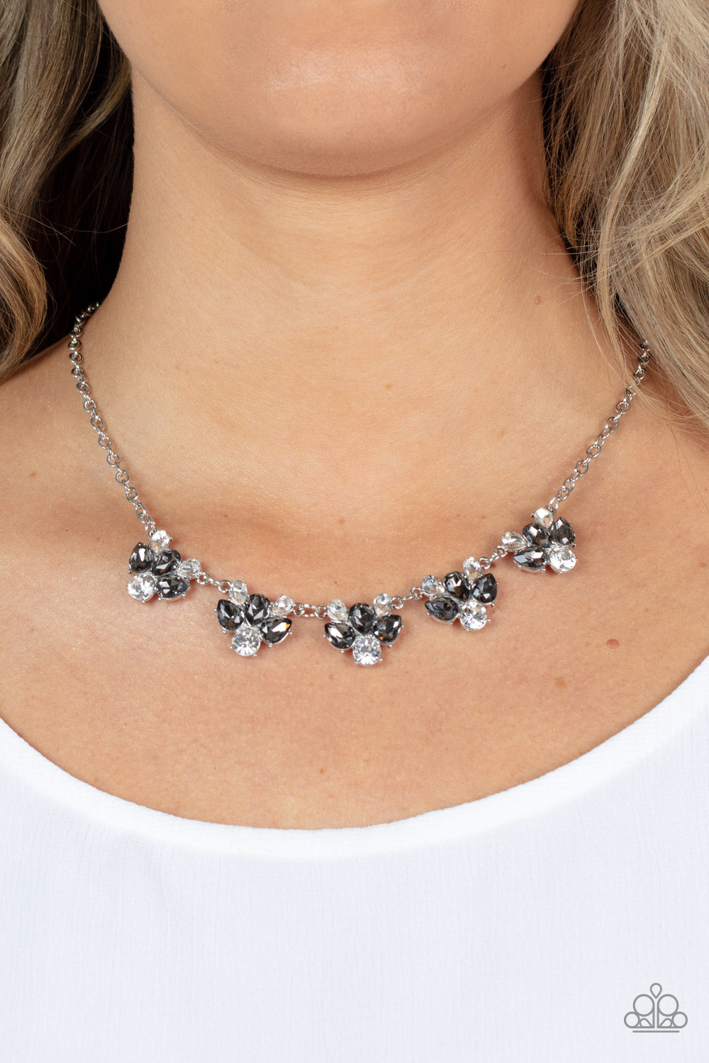 Envious Elegance Paparazzi Accessories with Earrings Silver