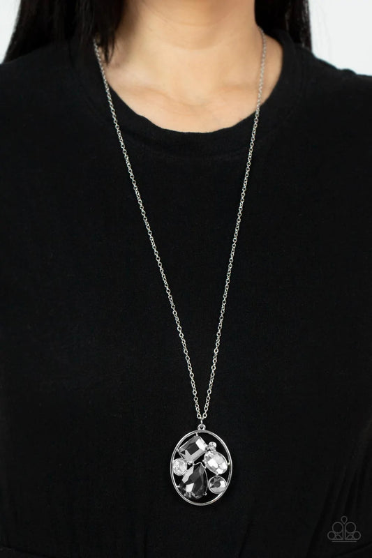 Scandalously Scattered - Paparazzi Accessories Necklace with Earrings