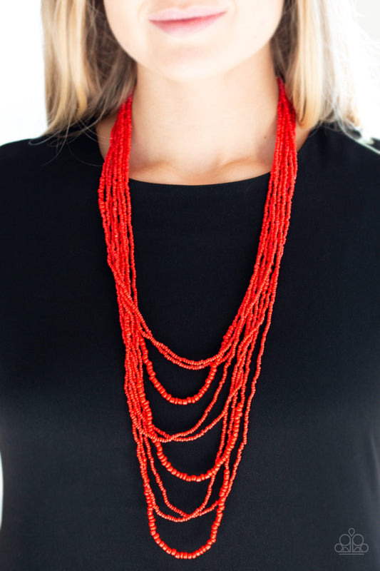 Totally Tonga Paparazzi Accessories Necklace with Earrings