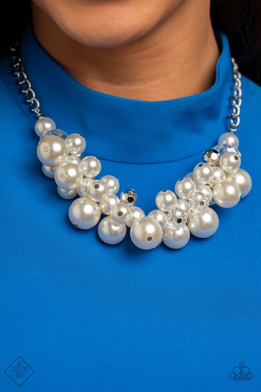 Romantically Reminiscent Paparazzi Accessories Necklace with Earrings