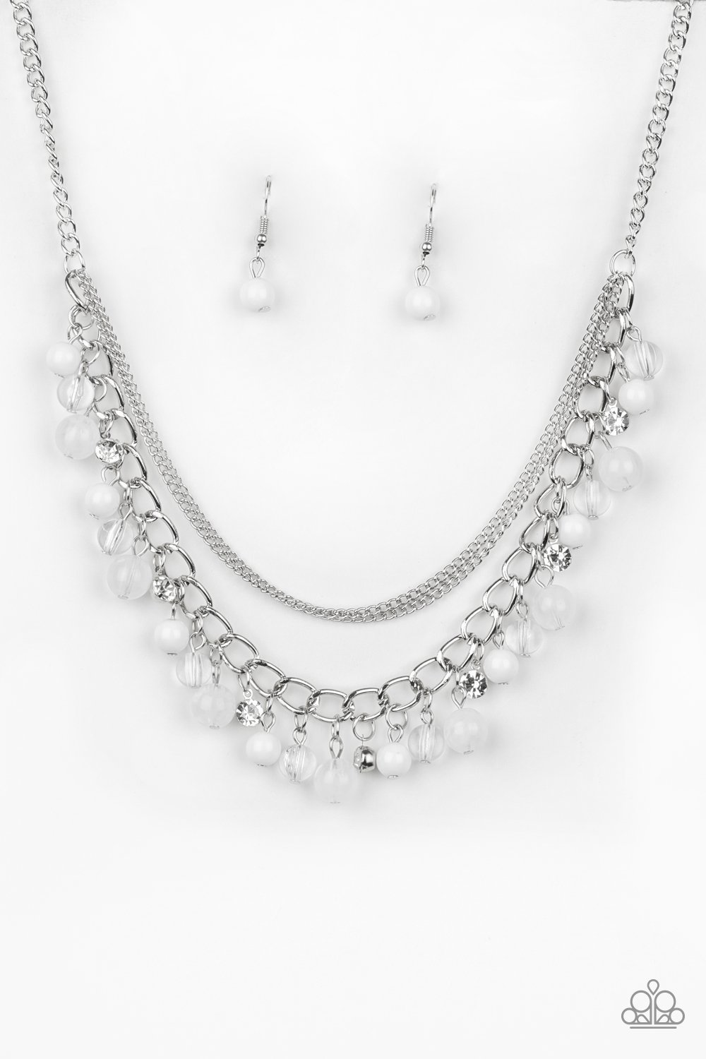 Wait and Sea Paparazzi Accessories Necklace with Earrings