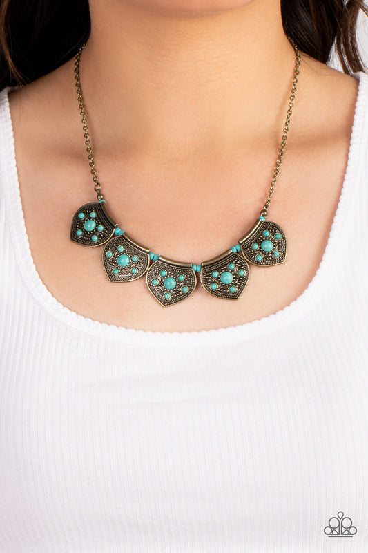 Badlands Basin Paparazzi Accessories Necklace with Earrings