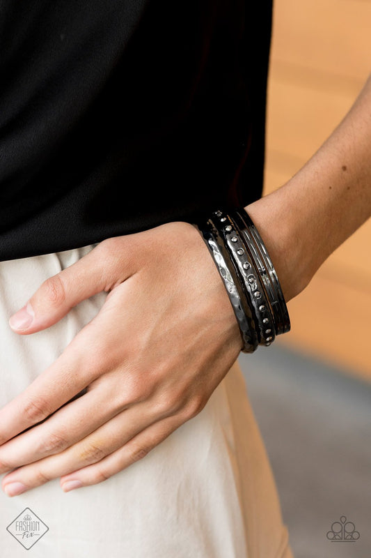 Revved Up Paparazzi Accessories Bangle Bracelet