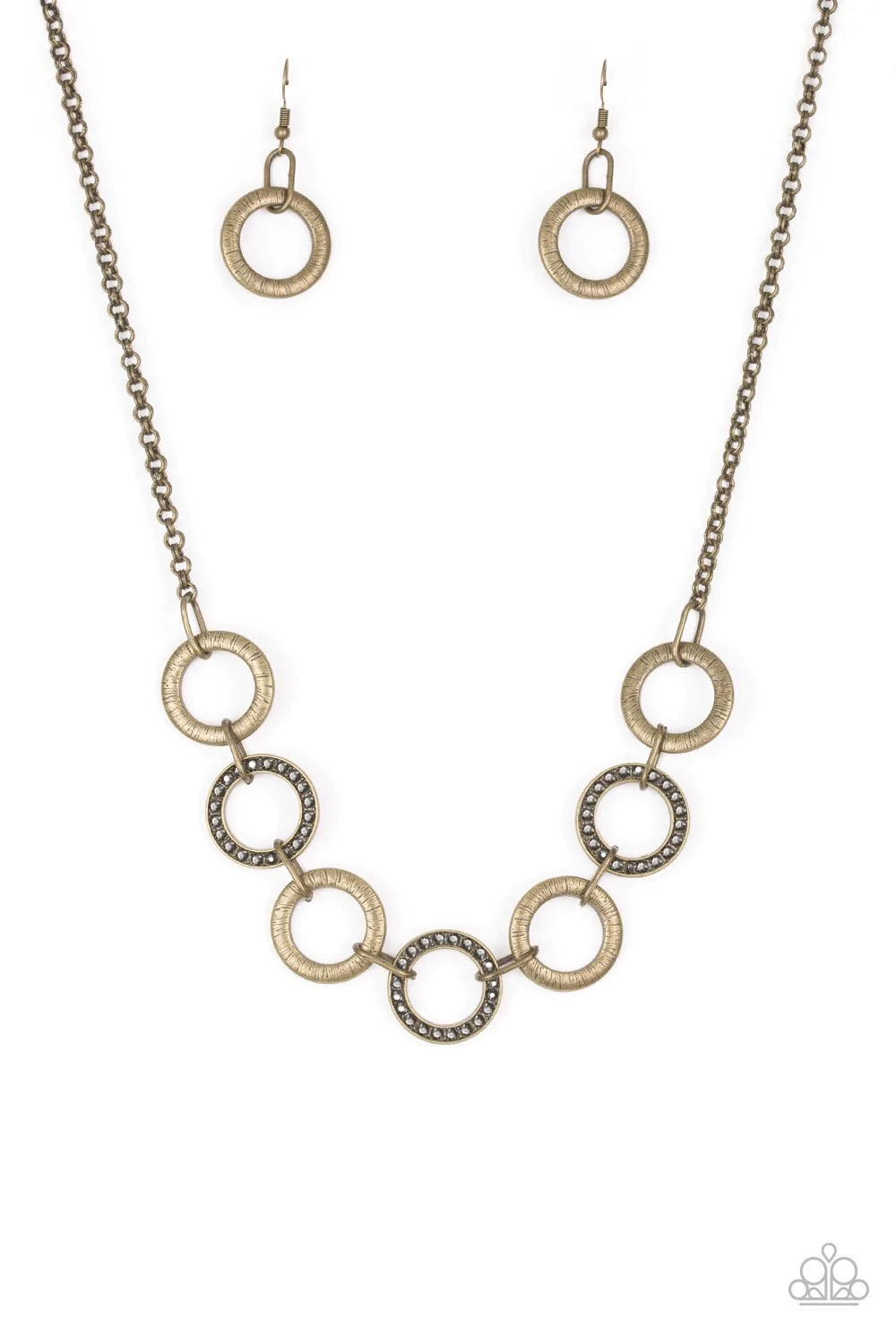 Modern Day Madonna Paparazzi Accessories Necklace with Earrings