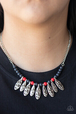 Neutral Terra-tory Paparazzi Accessories Necklace with Earrings